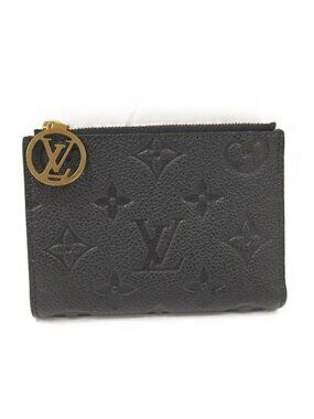 Louis Vuitton Portefeuille Lisa Bifold Wallet Compact Monogram Empreinte Noir